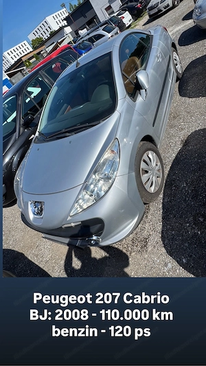 Peugeot 207 CC Cabrio   120 PS   Baujahr 2008 Bild 3