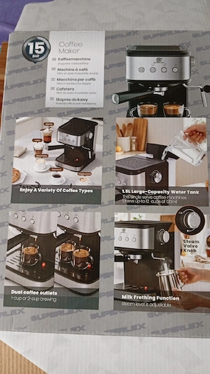  Neue Kaffeemaschine zu verkaufen Bild 3