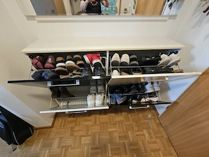 Schuhregal mit Spiegel Bild 3