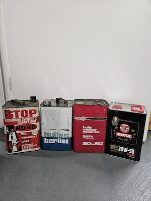 Öldosen 5 Liter Dekoration Vespa Oldtimer Puch Bild 2