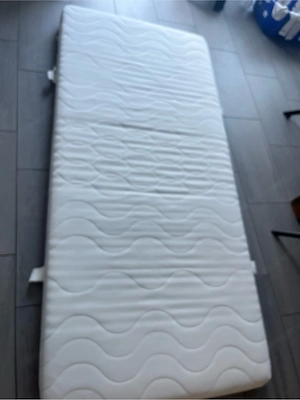 Matratze 90 x 200 cm waschbarer Bezug mit Reissverschluss Bild 5