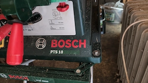 Ich verkaufe eine Bosch PTS 10 Kreissäge mit Untergestell zum selbst abholen Bild 3