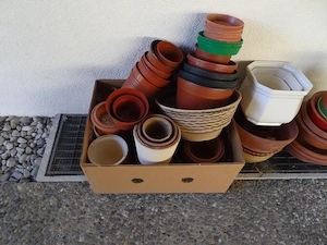 Verschiedene garten Töpfe zu verschenken Bild 4