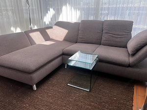Gut erhaltenes Sofa mit Loung 280x190 zu verschenken. Bis Montag abzuholen  Bild 2