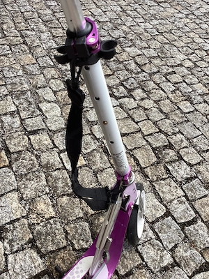 Roller - Hudora BigWheel 205 weiß pink Bild 4