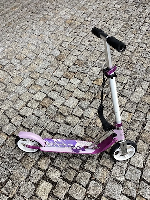 Roller - Hudora BigWheel 205 weiß pink Bild 3