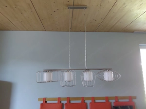4 flammige Hängeleuchte
