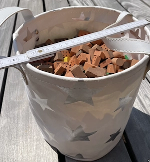 Bauklötze aus Ton, nie benutzt Bild 2