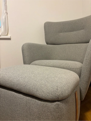 Couch Sessel mit Fußablage Bild 2
