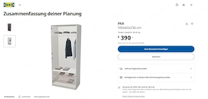 4x Grauer IKEA PAX Kleiderschrank   Top ausgestattet   Neupreis über 2.000     200   pro Schrank
