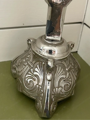 Antikes Tischkreuz - Pilgerkreuz ca. 1920 1930er Jahre Bild 4