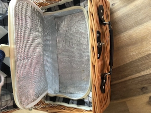 Korb Koffer Picknickkoffer Bild 3
