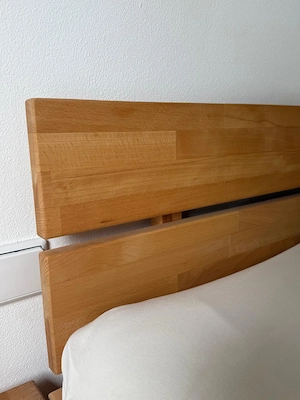 Bettgestell aus Holz inkl. Lattenroste Bild 3
