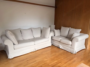 2er- und 3er-Couch in gutem Zustand   350   Bild 3