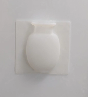 Silikon-Fenstervase, 4 Stück, weiß, magische Silikon-Wandvase für Fenster,  Kühlschranktür, etc Bild 2