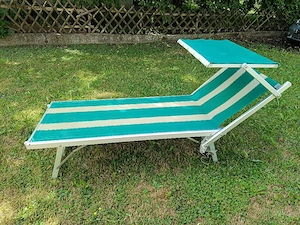 Original Italienische Strandliegen (Alu)