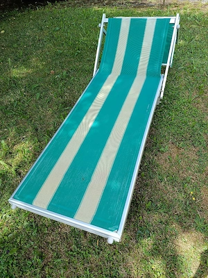 Original Italienische Strandliegen (Alu) Bild 3