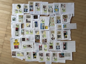 Briefmarken gestempelt
