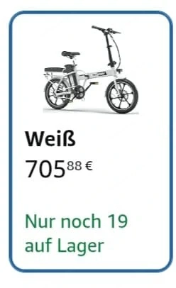 Verkaufe e Klapprad