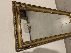 Spiegel 40x100cm in Gold Optik
