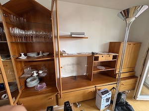 Wohnwand Holz Bild 2