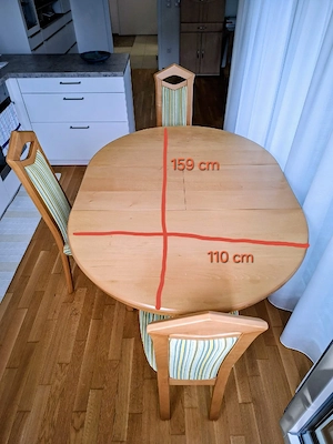 Esstisch und 5 Stühle Bild 2