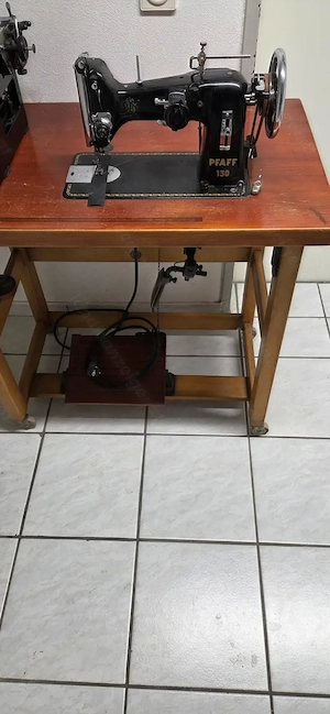 Nähmaschine Antik Pfaff Bild 2