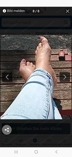 Suche m w Päärchen  die auf gepflegte Fusserotik stehen Bild 2