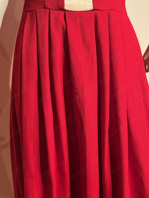 Dirndl Gr. 34 aus Qualitätsleinen | Unikat vom Schneider | lang | inkl. Schürze | Topzustand Bild 6