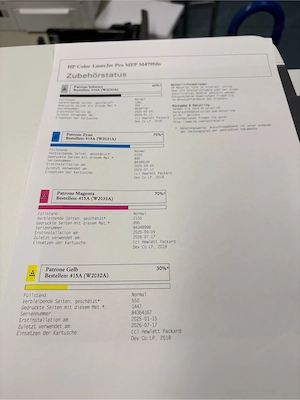 HP Color Laser Jet M479fdw Mfp Bild 2
