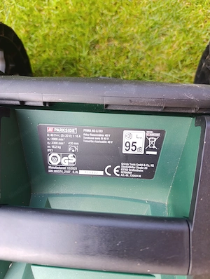 40V Akkurasenmäher + 2 Akku + Ladegerät Bild 2