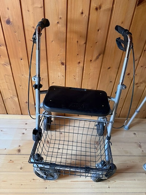 Toilettenstuhl Rollator Duschstuhl Krücke Bild 3