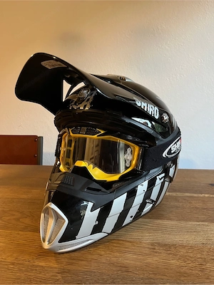 Mopedhelm, Crosshelm, Shiro, Mopedbrille Bild 5