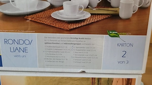 Geschirrset Seltmann Weiden Kombiservice Rondo  Liane 84tlg. Bild 3