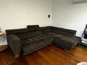 Großes Ecksofa mit elektrischer Sitztiefenverstellung Bild 4