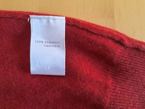Kaschmir Pullover Rot Herren Grösse 48 Bild 4
