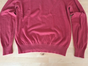 Kaschmir Pullover Rot Herren Grösse 48 Bild 2