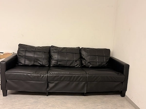 2er und 3 er Sofa Kunstleder  Bild 2