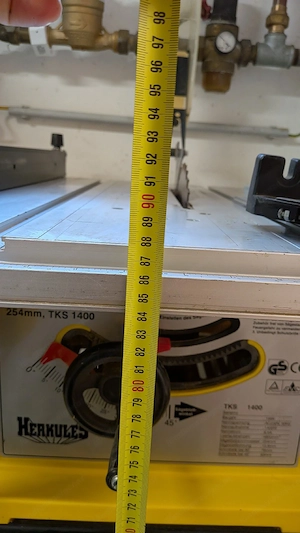 Herkules Tischkreissäge TKS 1400 (254 mm Sägeblatt   1400W) Bild 3
