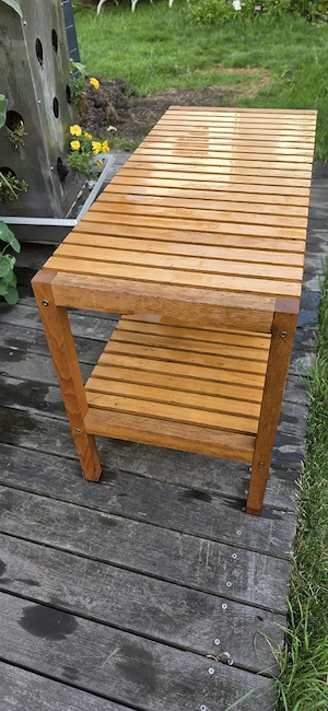 Holzbank (Regal Ablage) Bild 3
