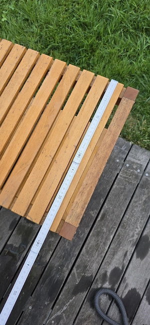 Holzbank (Regal Ablage) Bild 2