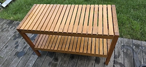 Holzbank (Regal Ablage) Bild 4