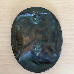 Dante E. Beatrice Bronze Relief Bild 2