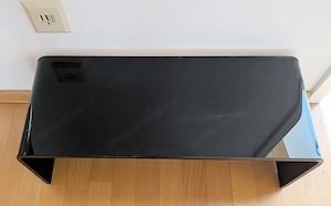 TV Aufsatz   Beistelltisch aus Glas Bild 2