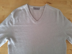 Kaschmir Pullover Weiss Herren Gr. 48 Bild 5