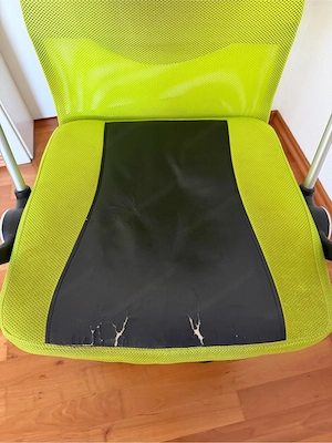 Bürostuhl   Schreibtischstuhl grün-schwarz (Mesh) Bild 5