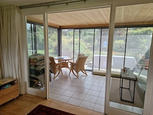 Glas Schiebetüranlage Bild 3