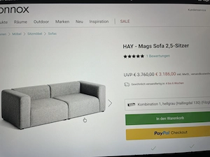 Hay Mags Couch - gebraucht   vhb 750 Bild 4