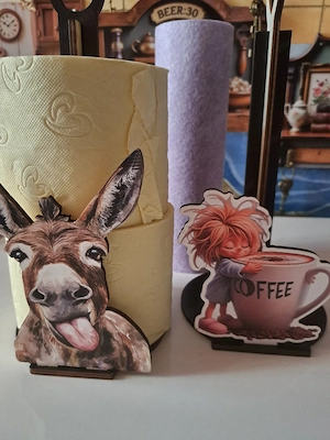 Wc-Rollen Küchen-Rollen Halter !! Bild 5