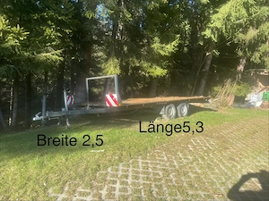 2 Achs-Hänger 5,3mx2m Bild 2